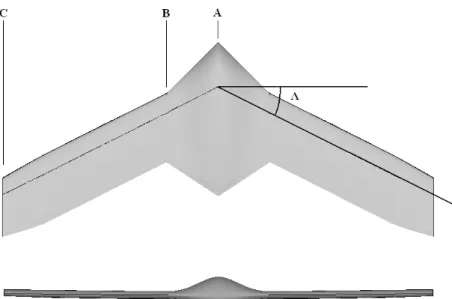 Figure 8.1: MDO problem: aircraft geometry.