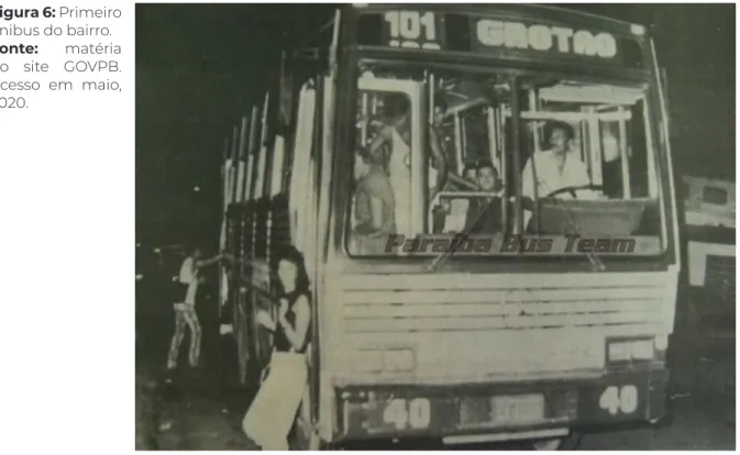 Figura 6: Primeiro  ônibus do bairro. 