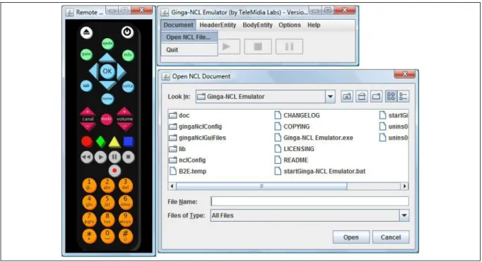 Figura 29. Ginga-NCL Emulator 