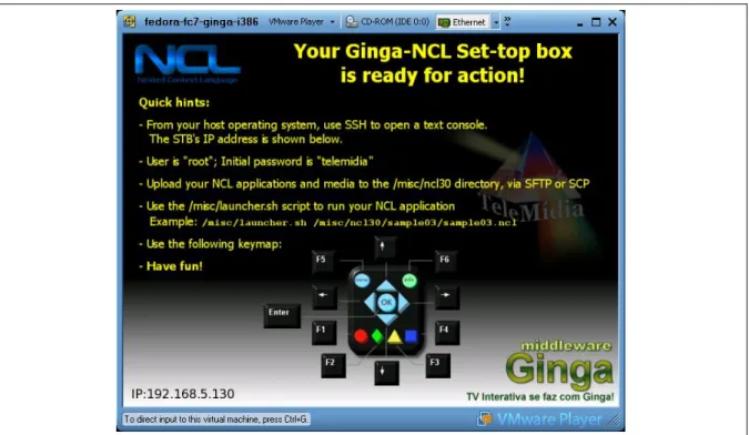 Figura 30. Ginga-NCL Virtual STB  Fonte: SOFTWARE PÚBLICO (2009) 