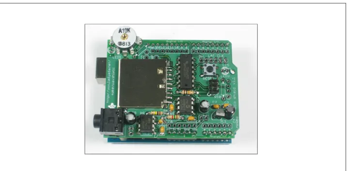 Figura 21. Placa Wave-Shield   Fonte: Ladyada (2012). 
