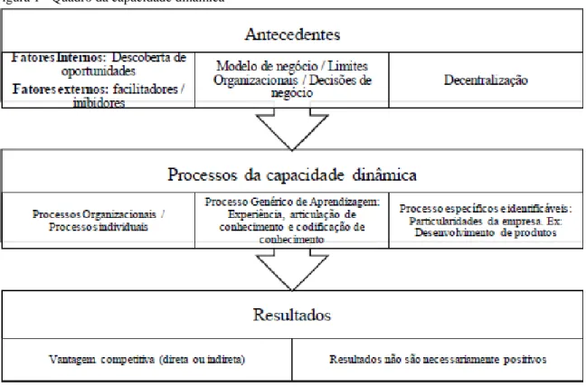 Figura 1 - Quadro da capacidade dinâmica 