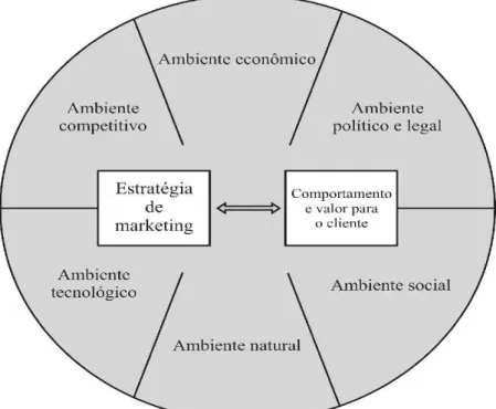 Figura 5: Dimensões do Ambiente de Marketing. 