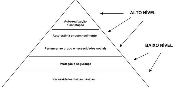 Figura 1 - Hierarquia das necessidades. 