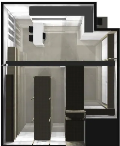 Figura 37: Layout superior do estoque. 