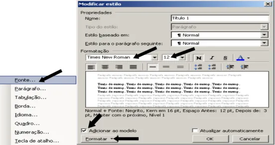 Figura 40  -  Configurando o Word 2003 