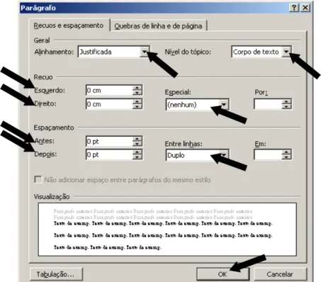 Figura 43 - Configurando o Word 2003 
