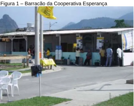 Figura 1 – Barracão da Cooperativa Esperança 
