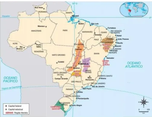 Figura 3 - Mapa dos sertões brasileiros 