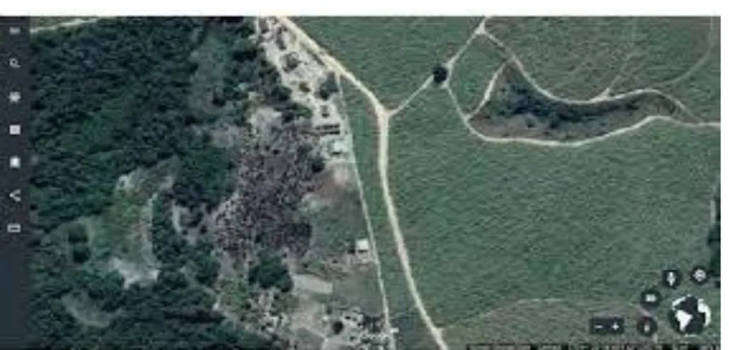 Foto 4 – Comunidade de Sobara - Imagem do Google Earth 