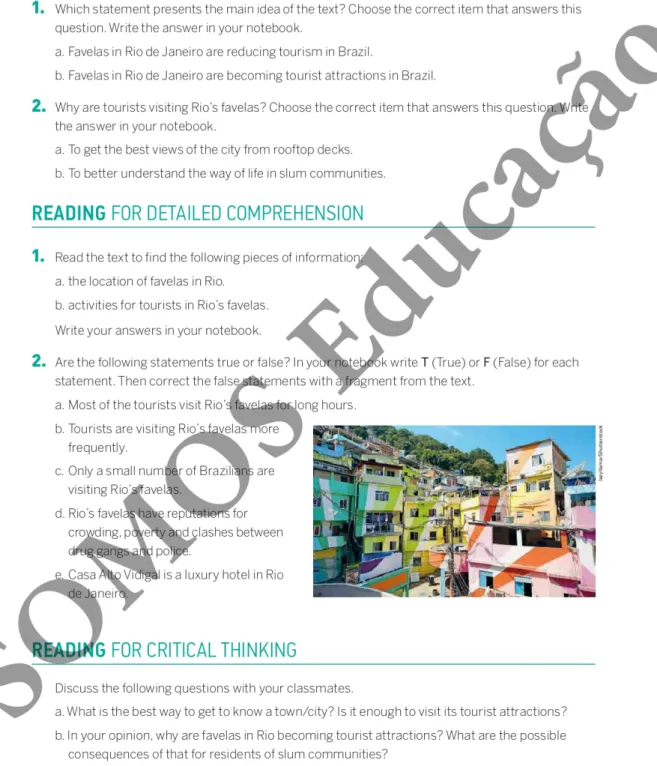 Figura 5 – Seção de Reading  