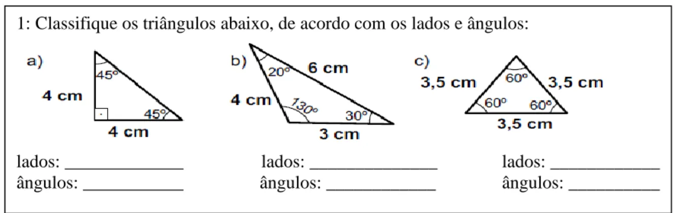 Figura 24 – 1ª questão da avaliação 