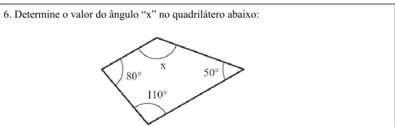 Figura 28 – 6ª questão da avaliação 