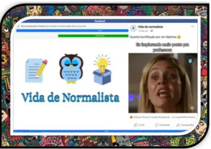 Figura 6: Facebook Vida de Normalista            