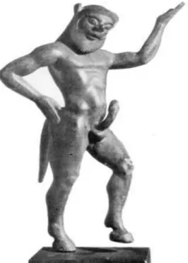 Figura 2  –   Sátiro  de  Silenius,   Museu Arquiologico de Athenas 