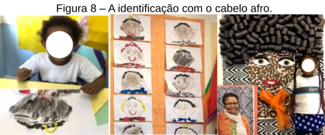 Figura 8 – A identificação com o cabelo afro. 