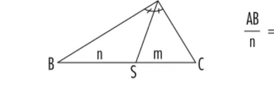 Figura 5.1: Feixe de paralelas e transversais. 