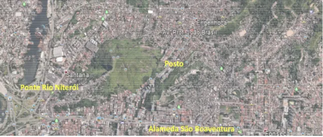 FIGURA  7:  Localização  do  posto Google maps. 