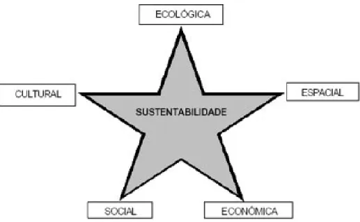 Figura 6 - Cinco dimensões da sustentabilidade