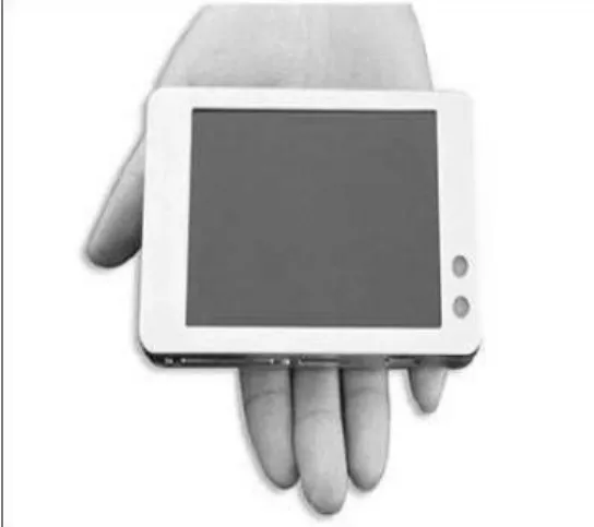 Fig. 3 - Personal Digital              Fig. 4- O ultra computador            Assistant (PDA)                                        pessoal da OQO 
