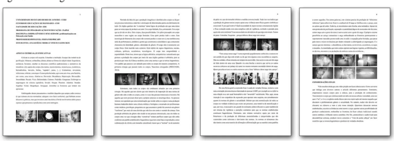 Figura 10 – Páginas do Manifesto. 