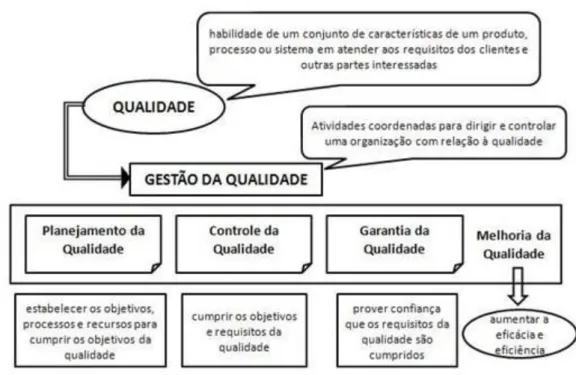 Figura 11 - Processo Qualidade e os Elementos que a compõe; 