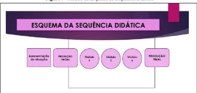 Figura 7 - Modelo de Esquema de Sequência Didática 