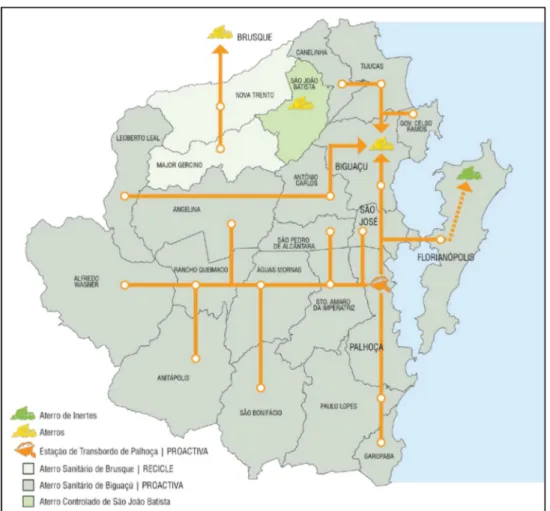 Fonte dos dados: PEGIRS 2012. Mapa: Lins 2015. 