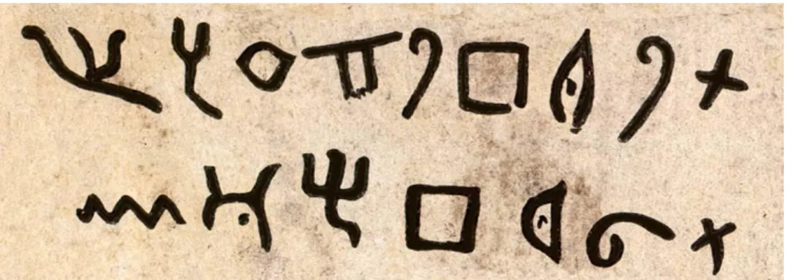 Fig. 7: Inscrição proto-sinaitica 
