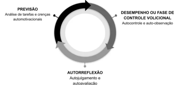 Figura 3 - Fases cíclicas dos processos autorregulatórios