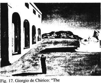 Fig.  17.  Giorgio de Chirico:  &#34;The Enigma of a Day.&#34;  1914.