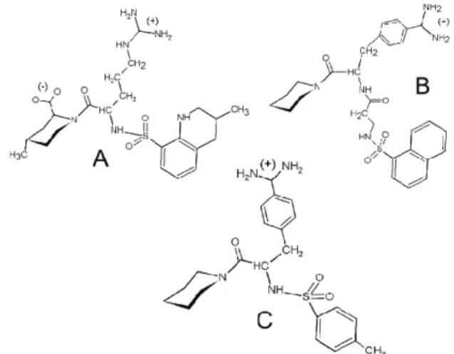 Figure 5: 2-D structures of compounds MQPA (A), NAPAP  (B), and 4-TAPAP (C) 