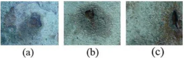 Figure 3 - Sample Images of Pitting Corrosion from the Same Structure  3. 1 Classification Enhancement