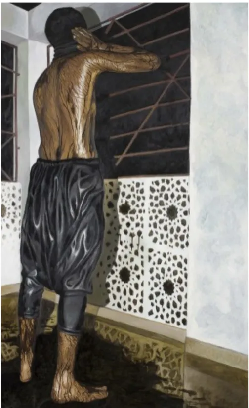 Figure 5: Durar Bacri, Self-portrait with a mask, 2005 
