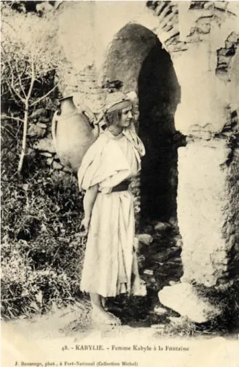 Fig. 36 : Transport d'eau à Valence (Espagne)Fig. 32 : Kabylie. Femme Kabyle à la fontaine