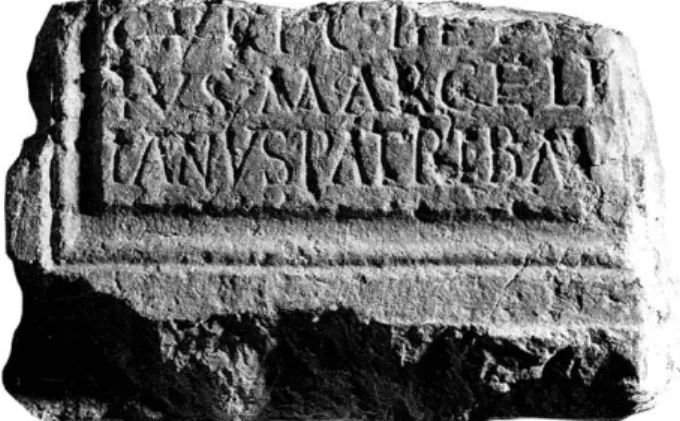Fig. 3  — Vence.  Inscription funéraire (n° 3). 