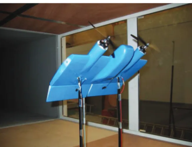 Figure 1: Wind tunnel model of MAVion.