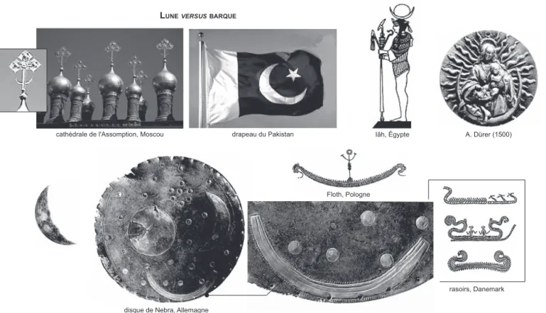 Fig. 10 – Représentations de la lune et de l’embarcation : cathédrale de l’Assomption, Moscou (cliché : S