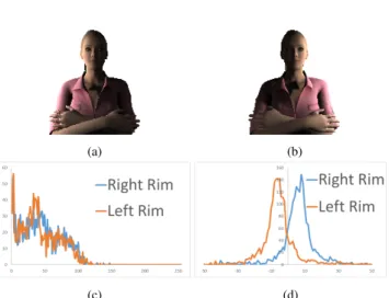 Figure 5: Comparison of two images rendered under two different lighting conditions (a) and (b)