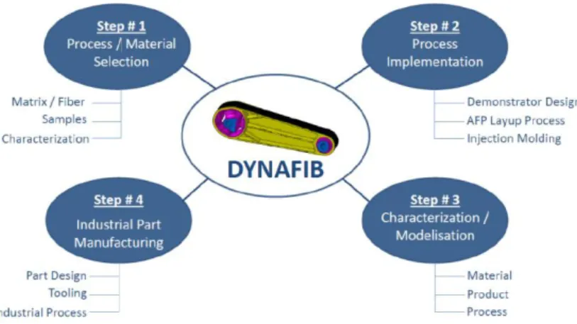 Figure 1 :  Projet collaboratif DynaFib 