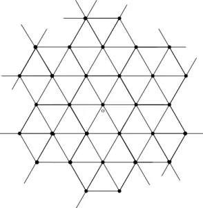 Figure 1. An infinite 6-regular triangulation