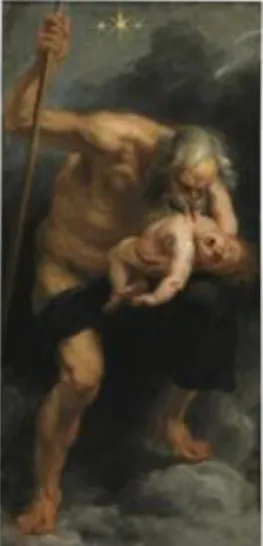 Fig. 3 : Saturne dévorant son enfant, Rubens (XVIIe s.).© Musée du Prado, Madrid.