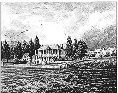 Figure 7. Le manoir de Salaberry construit vers 1812, en bordure des rapides de la rivière Richelieu