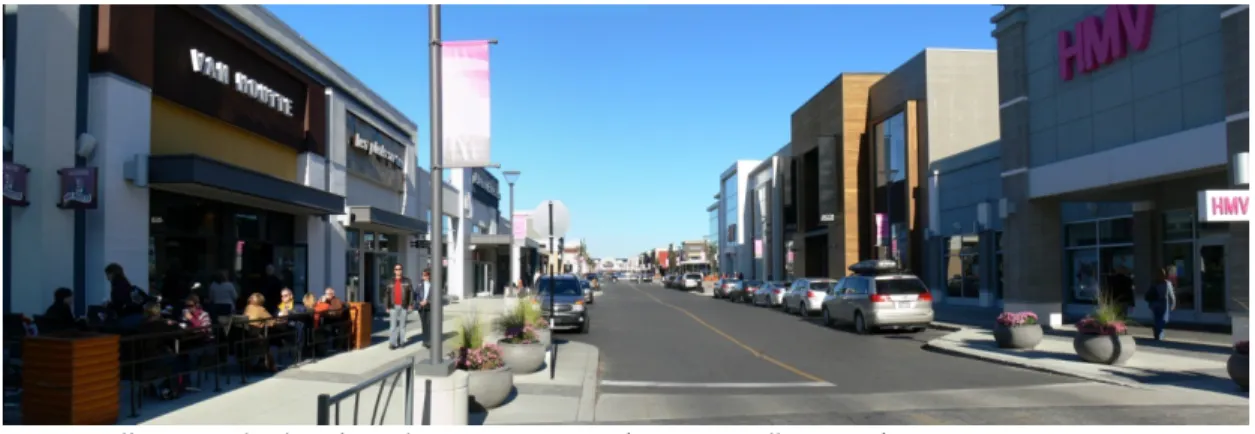 Figure 6 : l’Avenue des lumières du Quartier DIX30 (source : William Luis) 