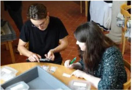 Fig. 2 — Enregistrement d’objets (mission Ampurias, 2015).