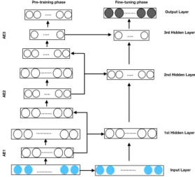 Fig. 2. General Stacked AutoEncoder process