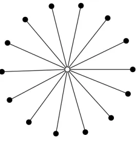 Figure 2: The graph G 2 and a minimum identifying code, of size 14. Codewords are in black.