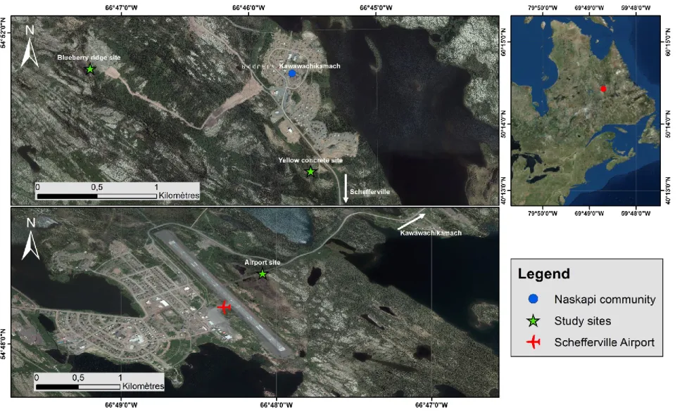 Figure 8. Selected study sites for sediment coring (2015) and arthropod sampling (2015 &amp; 2016)