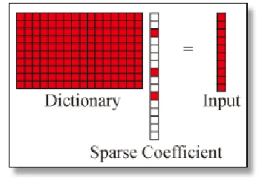 Figure 4.1: Sparse representation of a signal. 1