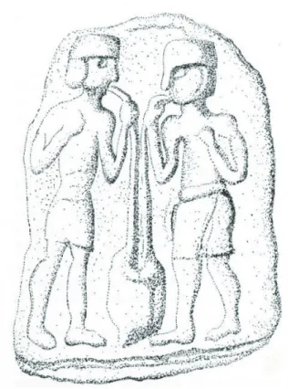 Fig. 1 –  Déroulement de cylindre akkadien, GMA  1313, Tell Asmar.